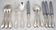Christofle Galea, lot of 12 dessert pieces, forks, spoons, knives.