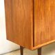 Danish teak sideboard with two sliding doors and 4 central drawers
