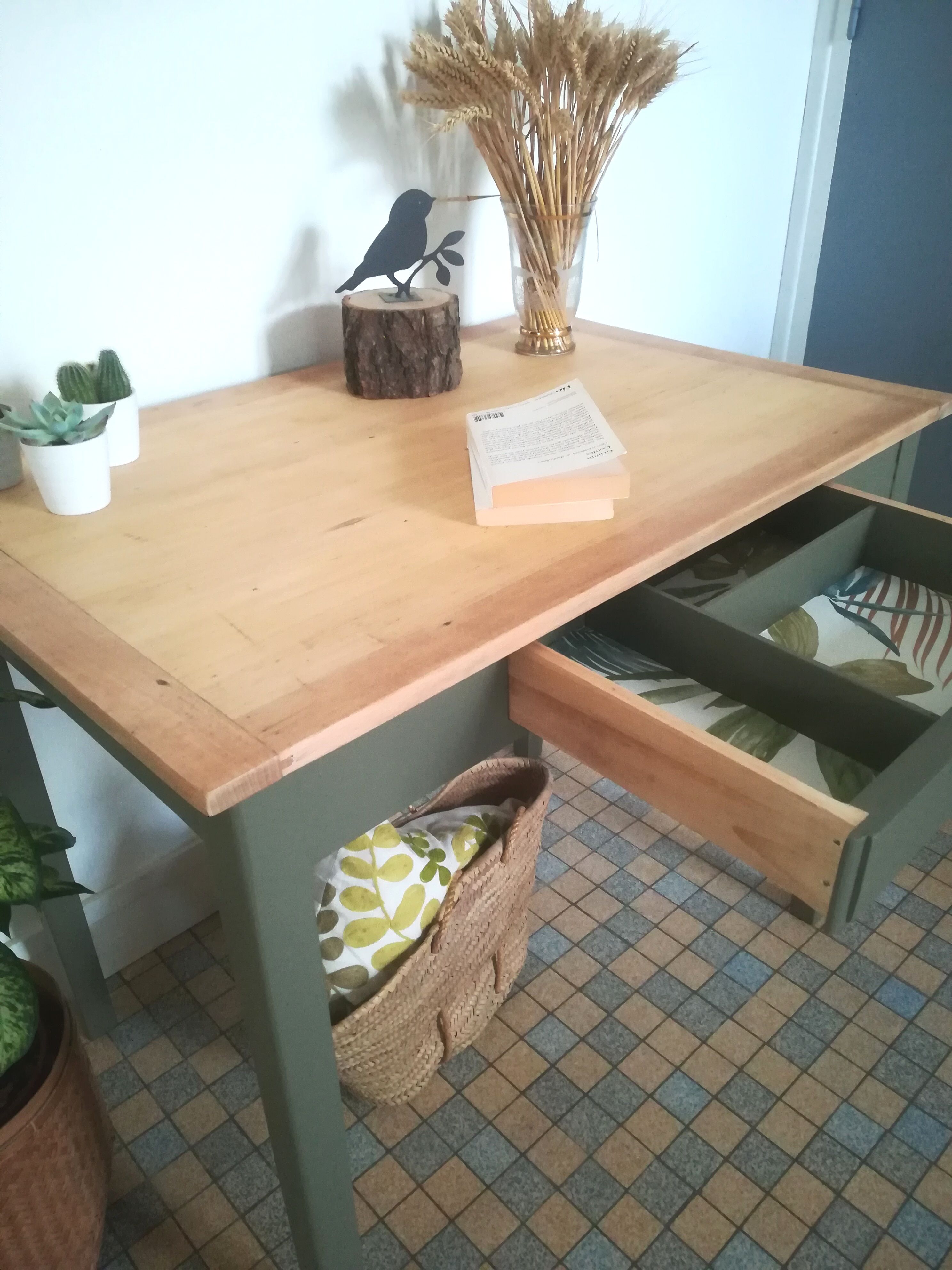 Vintage desk, convent table