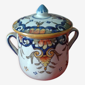 Pot à tabac en faience