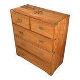Marine Commode in Teak, India – 20th Century