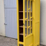 Glass-glazed Parisian wardrobe 1950