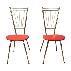 Paire de chaises vintages