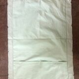 Drap bodé ancien et ses 2 taies brodées