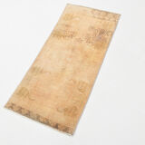 1x3 handmade vintage door mat rug,42x101cm