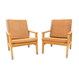 Pair of mid century Danish style armchairs for Ton, 1970´s