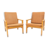 Pair of mid century Danish style armchairs for Ton, 1970´s