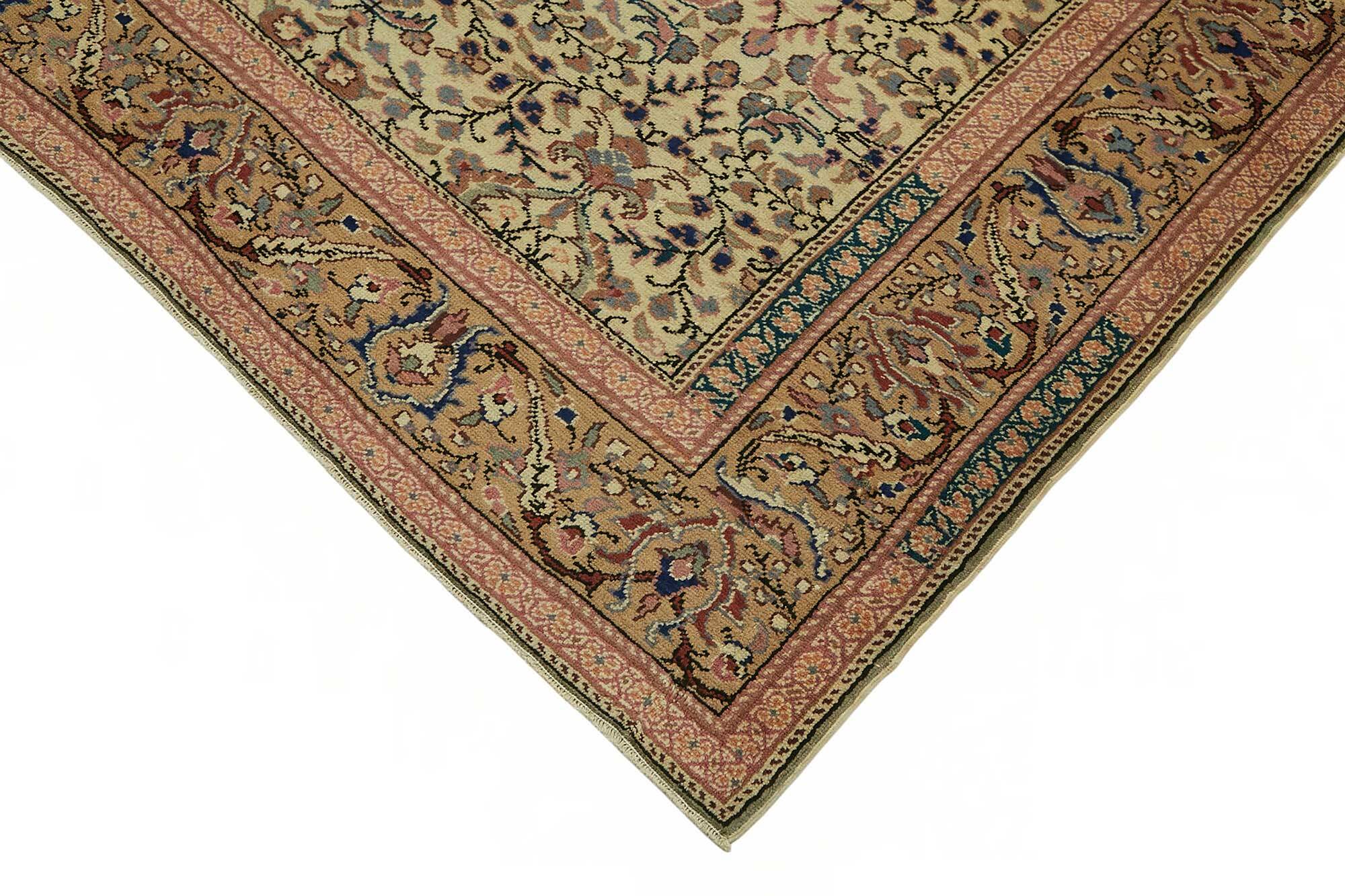 Turkish Wool Vintage Kayseri Rug 198 cm x 288 cm