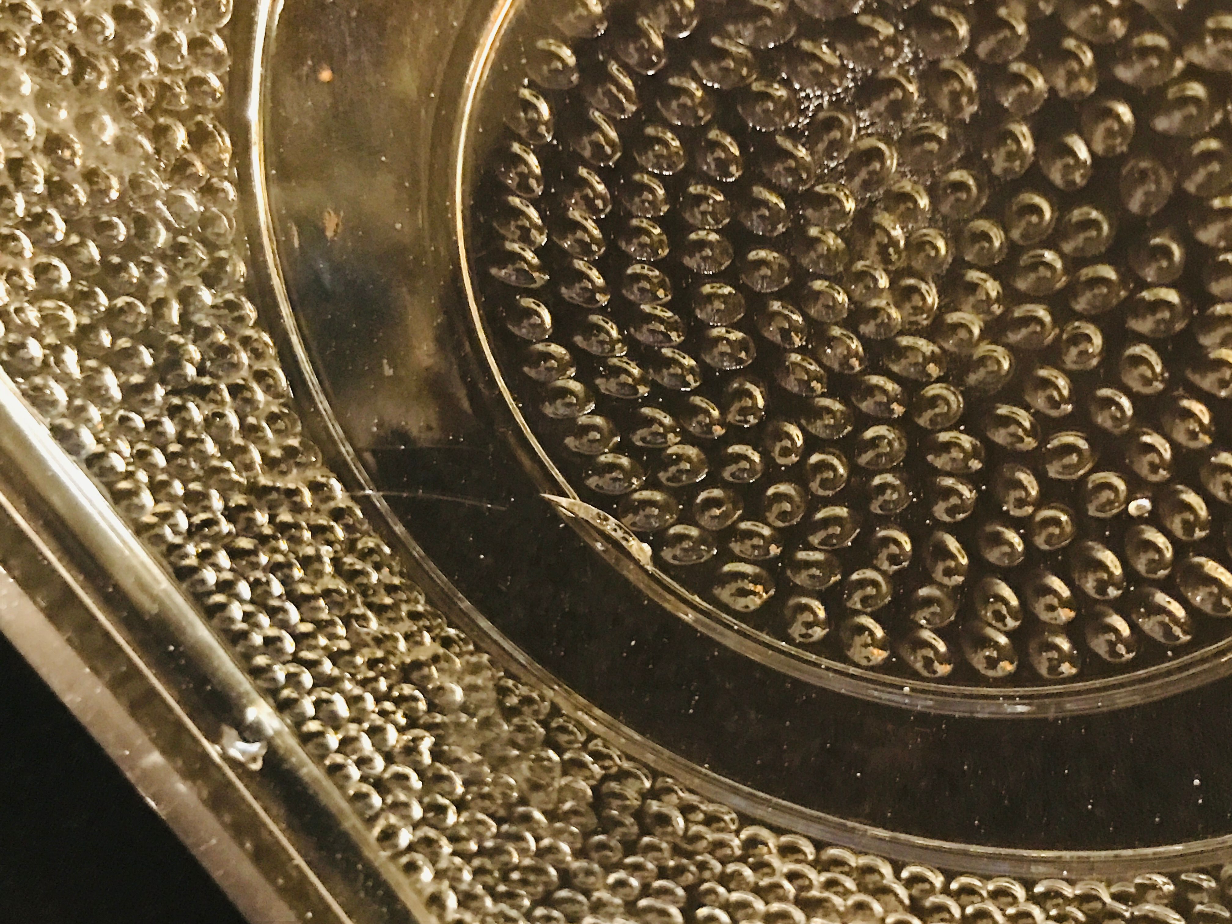 Hexagonal art deco glass top underplate