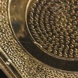 Hexagonal art deco glass top underplate