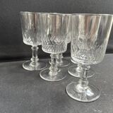 6 Baccarat Champigny wine glasses