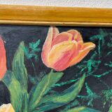 Large flower bouquet painting