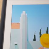 Framed screen printing