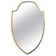 Mid-Century Modern Brass Wall Mirror by Gio Ponti, 1950