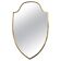 Mid-Century Modern Brass Wall Mirror by Gio Ponti, 1950