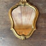 Petit miroir ancien doré 30x22cm