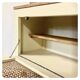 Vintage chest of drawers with 3 drawers and a flap