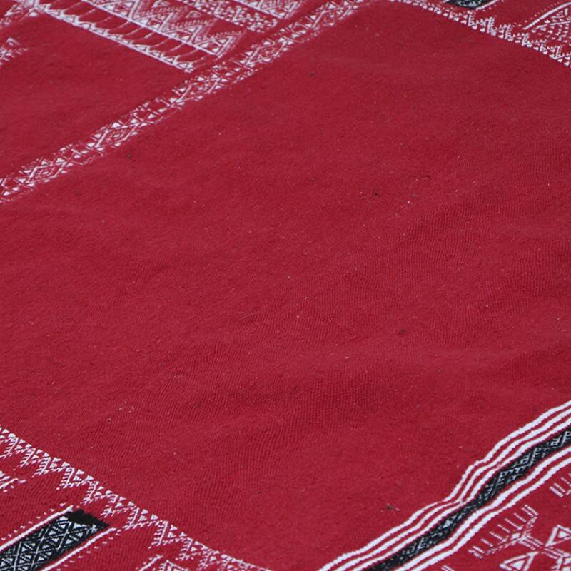 Vintage Kelim Rug in Red