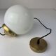 Paire d’anciennes suspensions en opaline 18 cm xl vintage