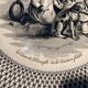 Assiette Faïence Creil Le chien de l’aveugle St Cricq Cassaux 1834