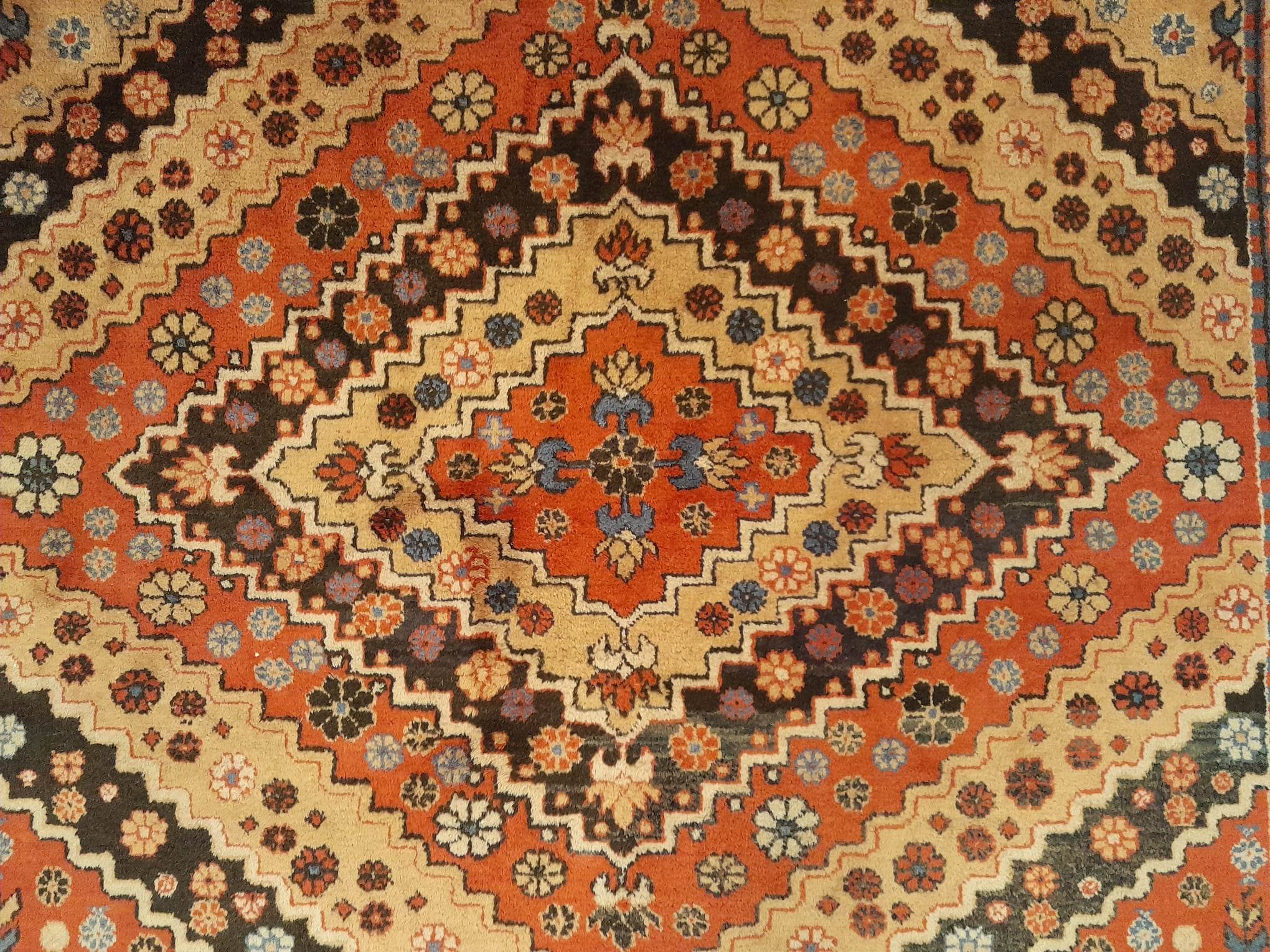 Handmade Sinkiang rug 279x204cm