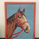 Canvas , horse's head
