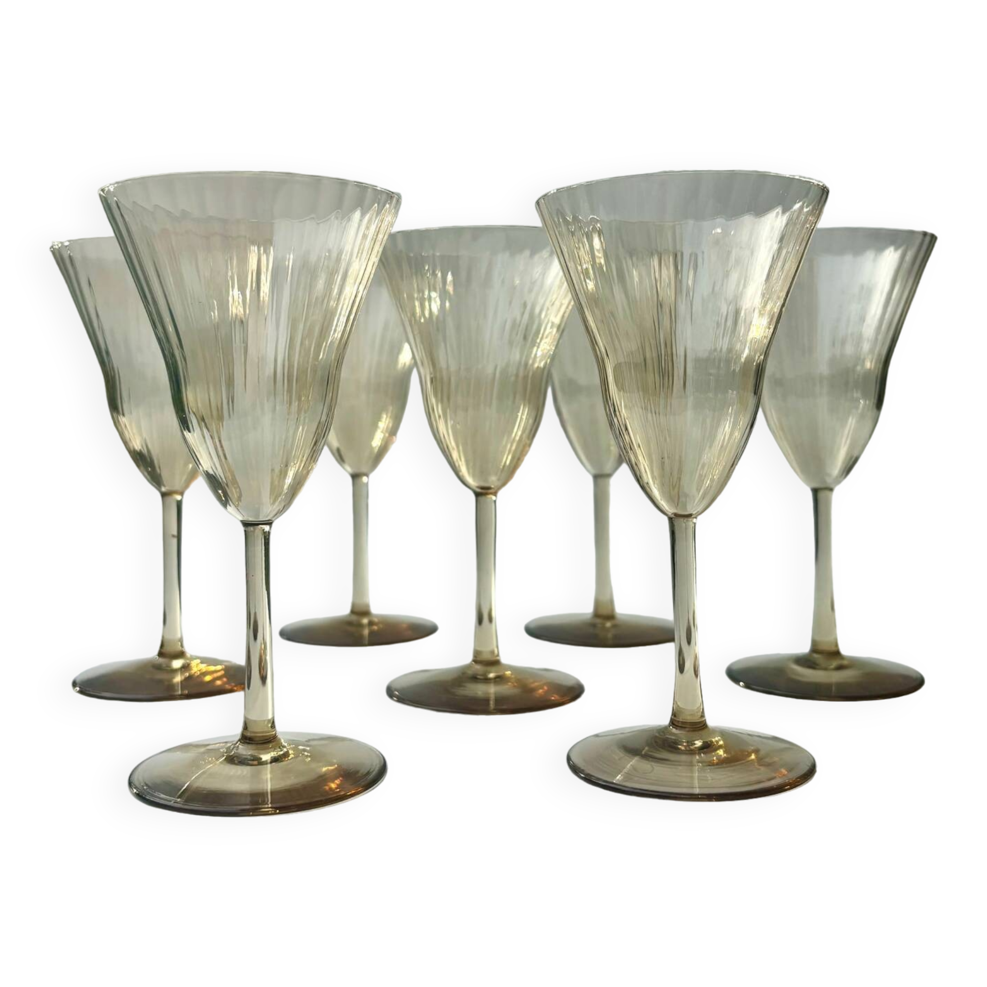Verres style Gallée