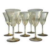 Verres style Gallée
