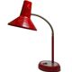 Vintage Polish bedside lamp in glass and metal, 1980s