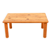 Table basse pin sélection Charlotte Perriand Les Arcs
