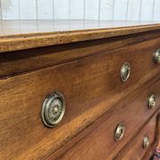 Louis XVI commode from the 18th century in walnut.