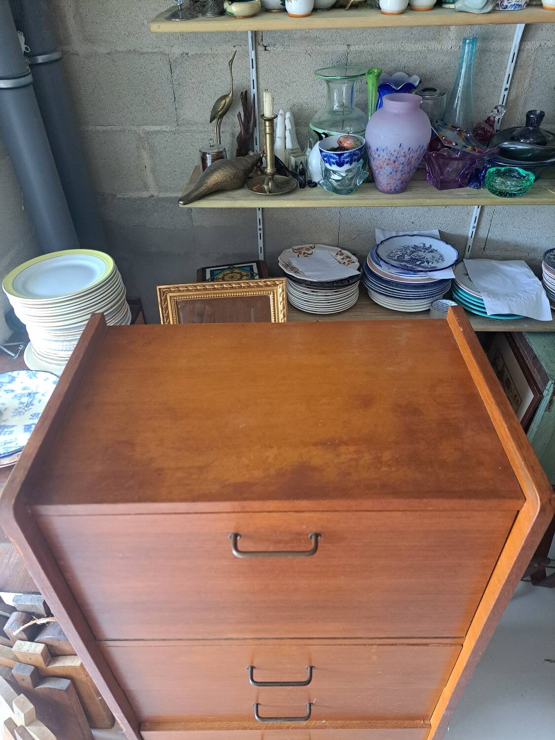Chiffonnier secrétaire années 50