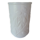 White opaline vase