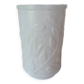 White opaline vase