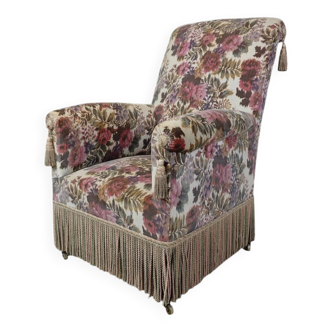 Fauteuil fleuri