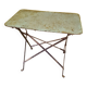 Old French Metal Bistro Garden Table, From The Early 1900s.
