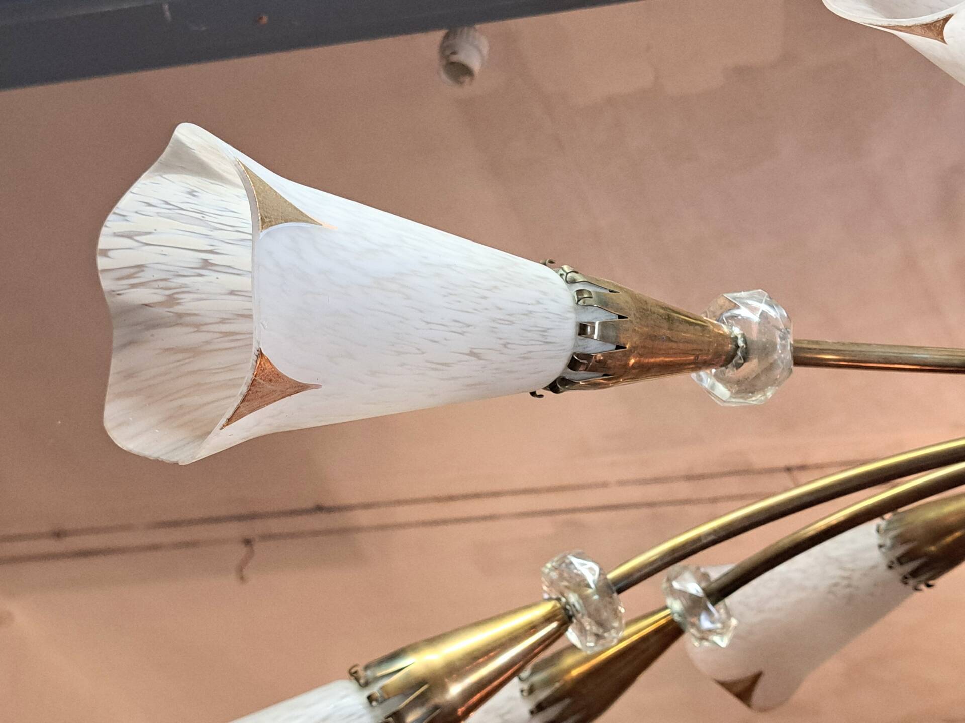 Lunel set of 1 chandelier and its pair of wall lights