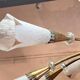 Lunel set of 1 chandelier and its pair of wall lights