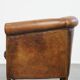 Vintage Sheepskin Leather Club Chair