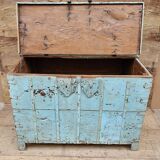 Antique Burmese teak dowry chest