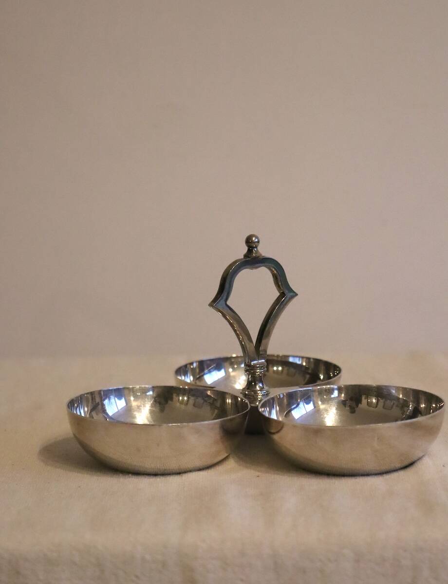 Silver-plated metal charm