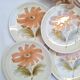 Dessert plates with flowers St Amand
