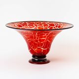 Transjö Hytta cracked glass bowl (Sweden)