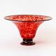 Coupe en verre craquelé Transjö Hytta (Suède)