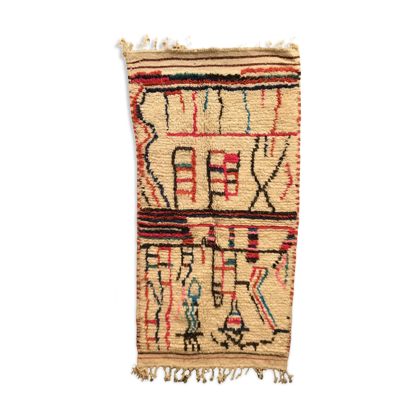 Tapis berbère azilal 155x74 cm