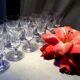Set of 11 baccarat red wine glasses carcassonne model