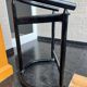 Allmilmö vintage high chair 1980 – postmodern design in curved oak