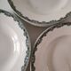Set of 6 antique soup plates – Ironstone, circa 1900