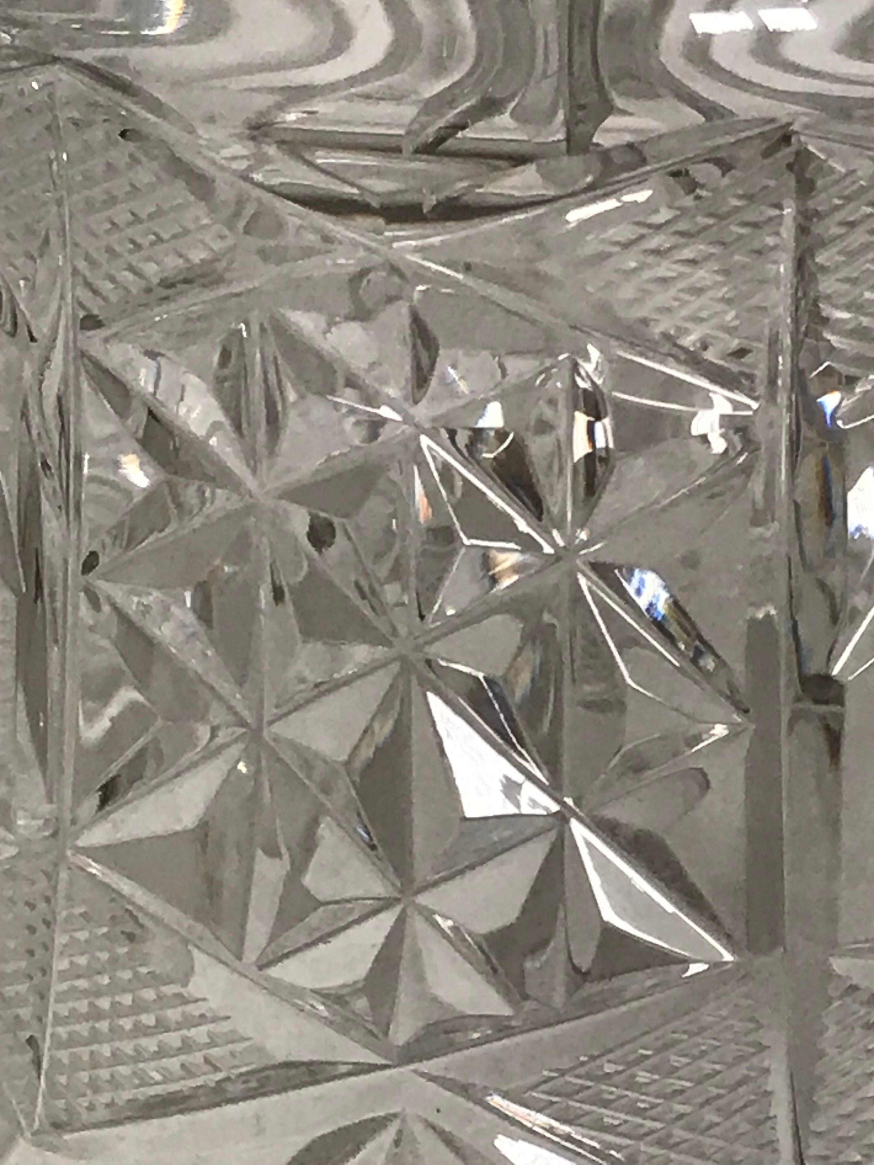 Set of 5 crystal whiskey glasses