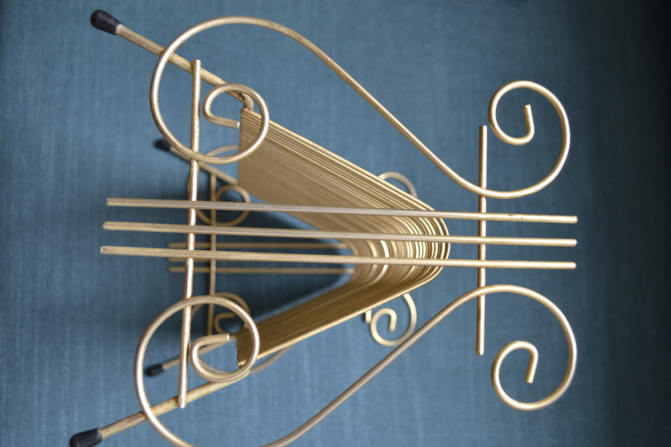 Brass vinyl door